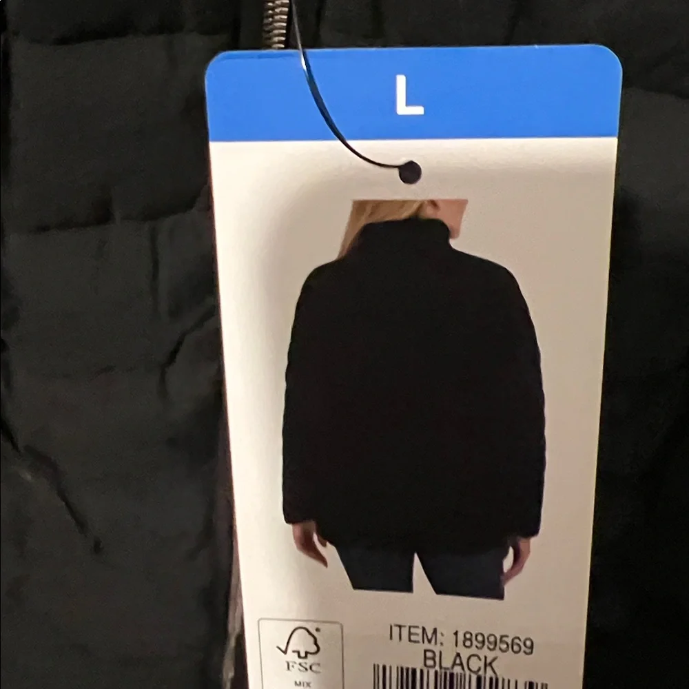Nautica Women's Black Puffer Jacket